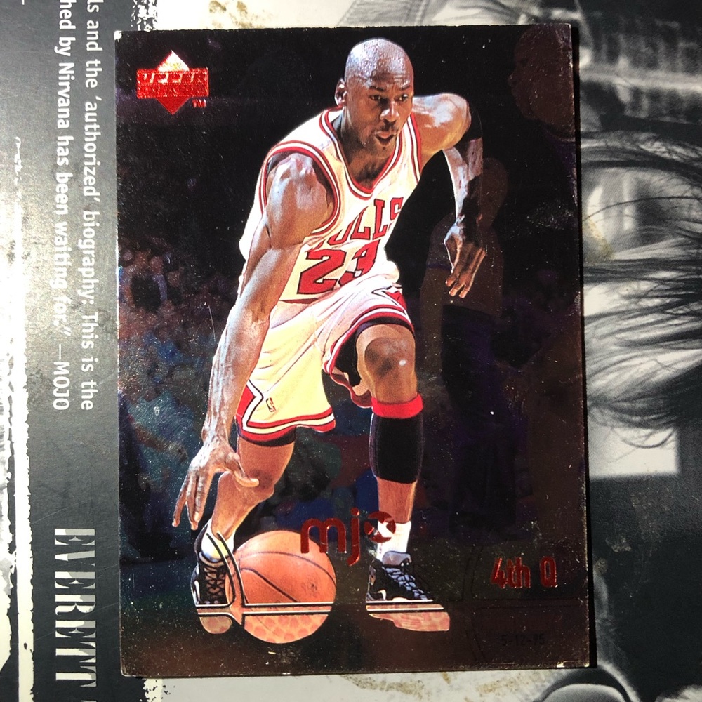 Vintage 90s Michael Jordan Trading Sports Card